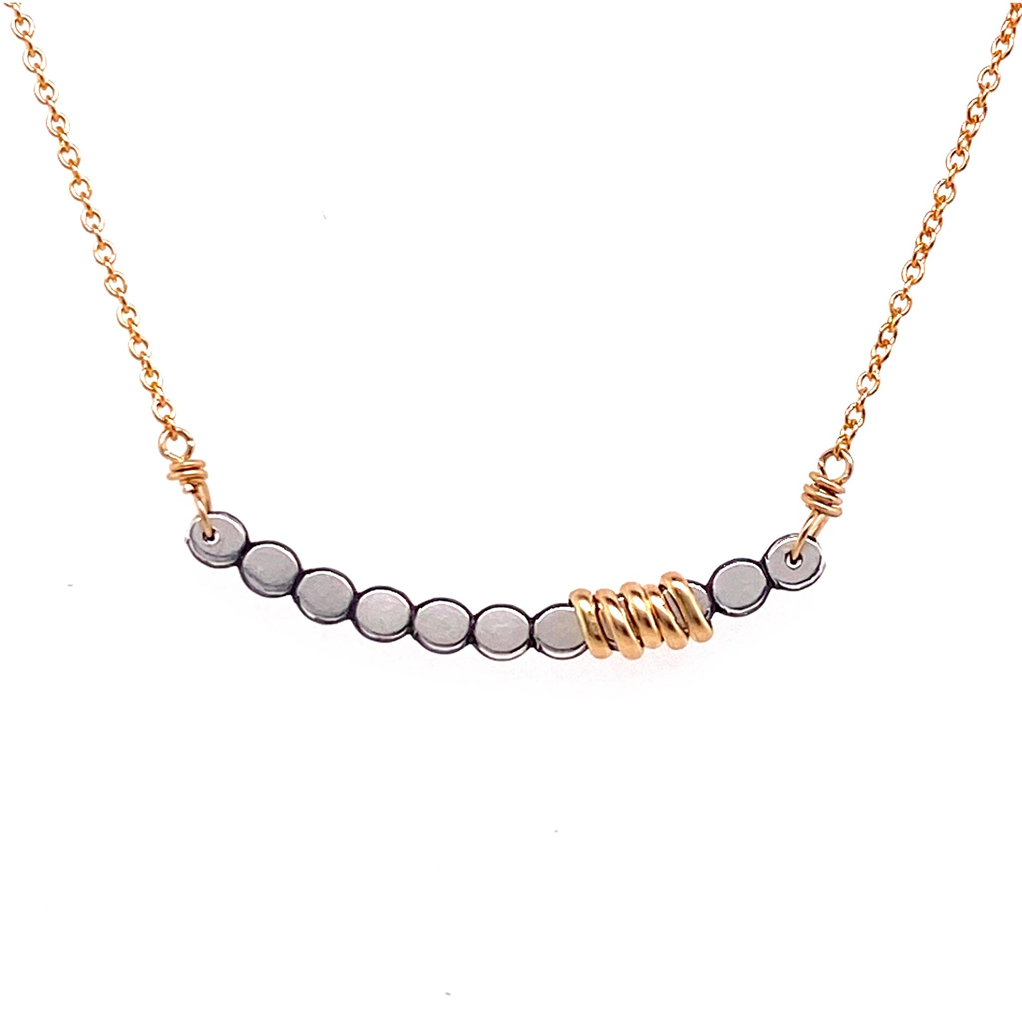 Short Bead Bar Necklace (N1146) - DanaReedDesigns