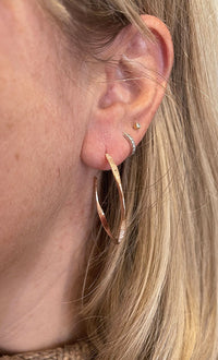 Medium Forward Facing Mobius Earrings (RE1716)