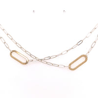 Off Center Ovals Necklace (N1868) - DanaReedDesigns