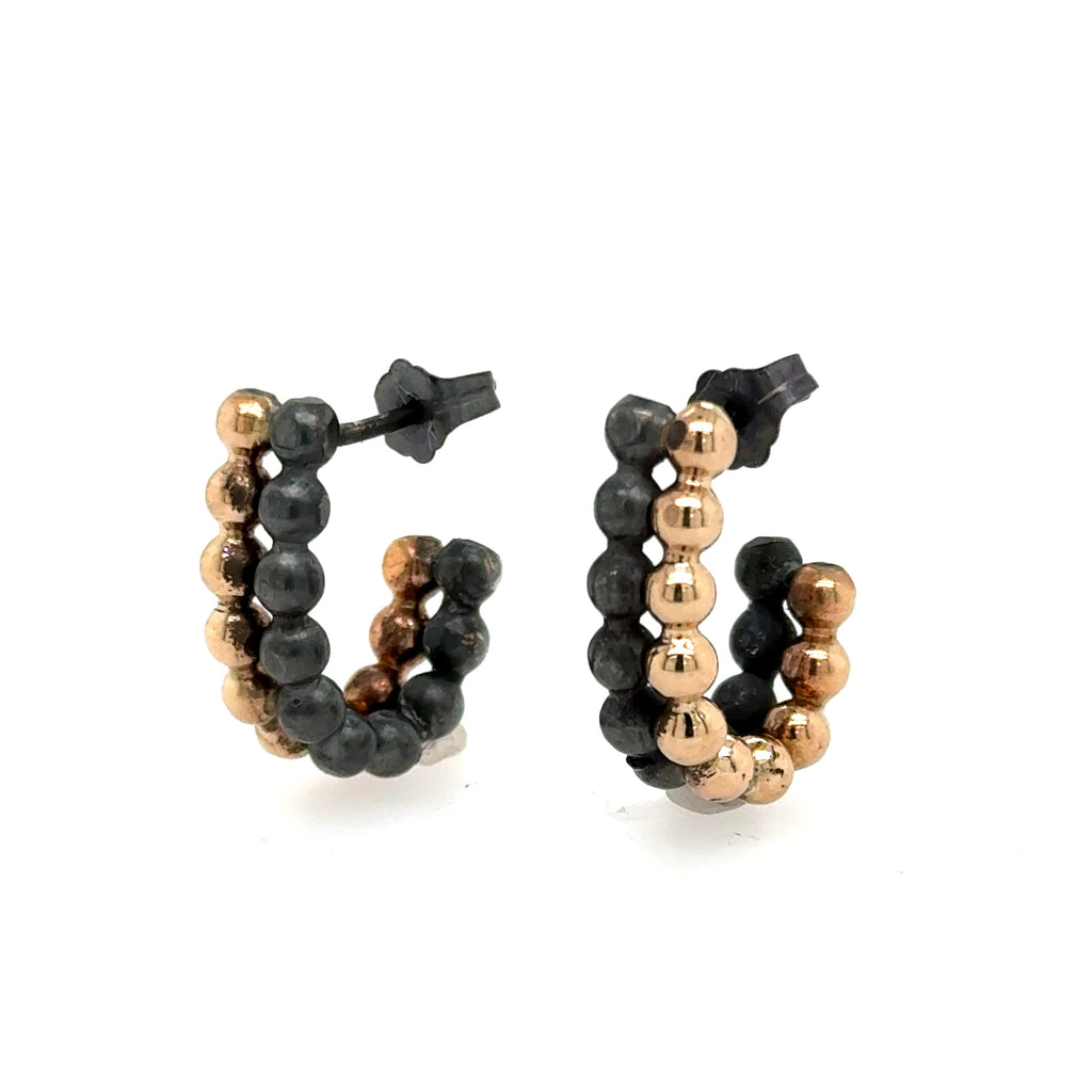 Modern Pulse Double Huggie Earrings – Dana Reed Designs