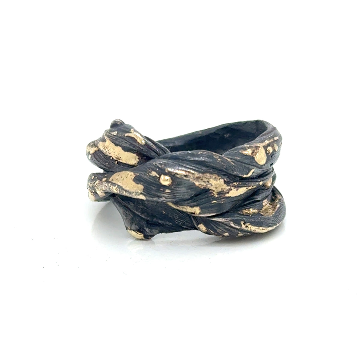 Twisted Crete Taffy Ring