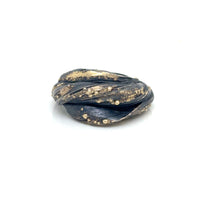 Concrete Gold Drop Ring