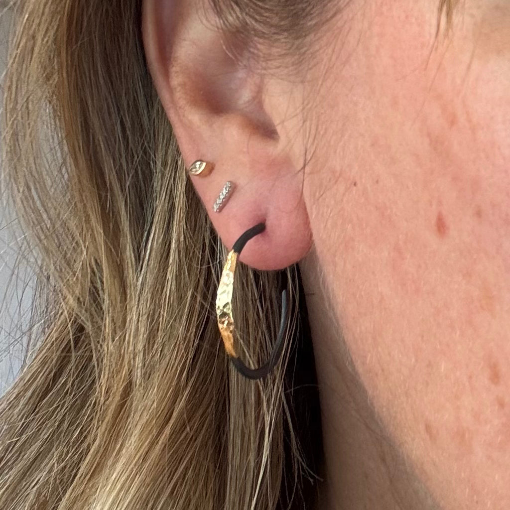 Small Eclipse Hoop Earrings RE1720