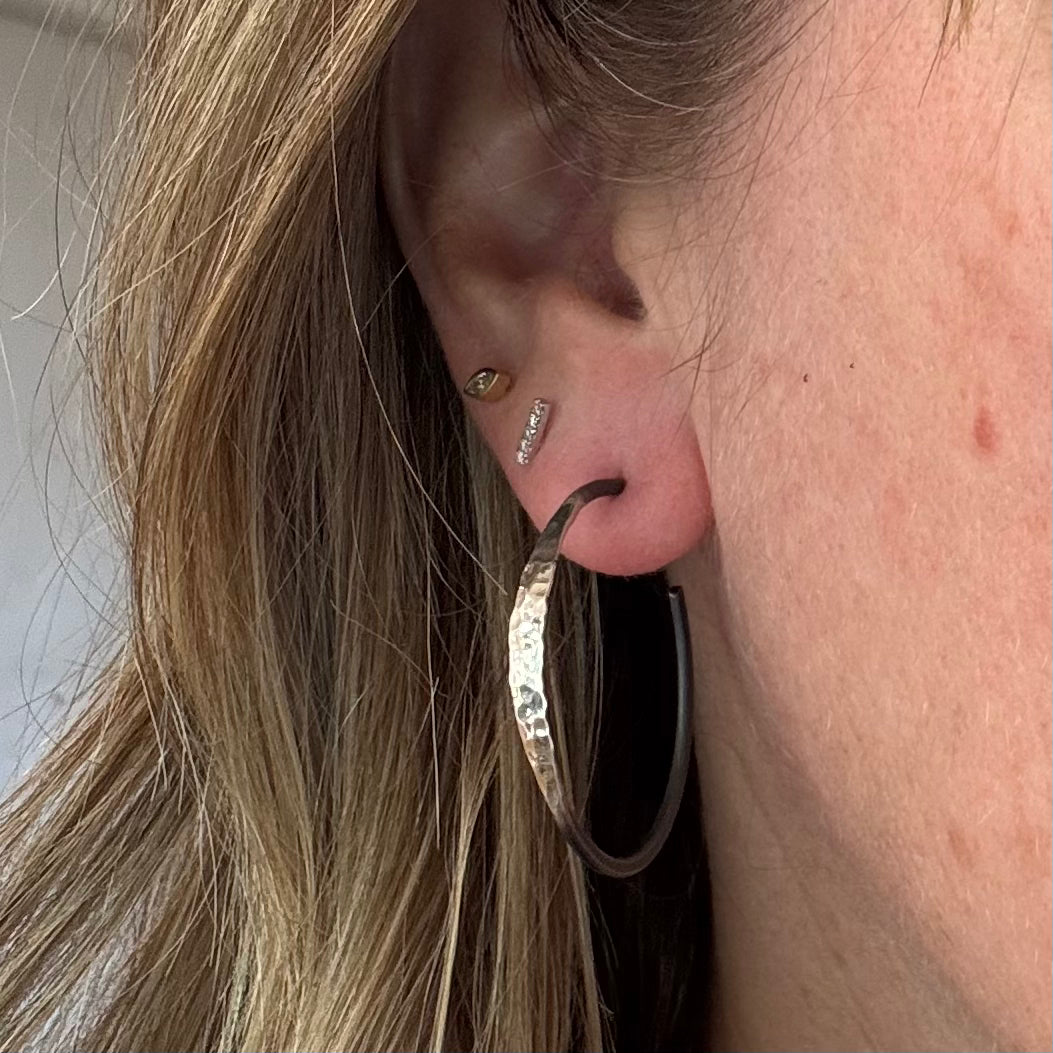Medium Eclipse Hoop Earrings (E1721)