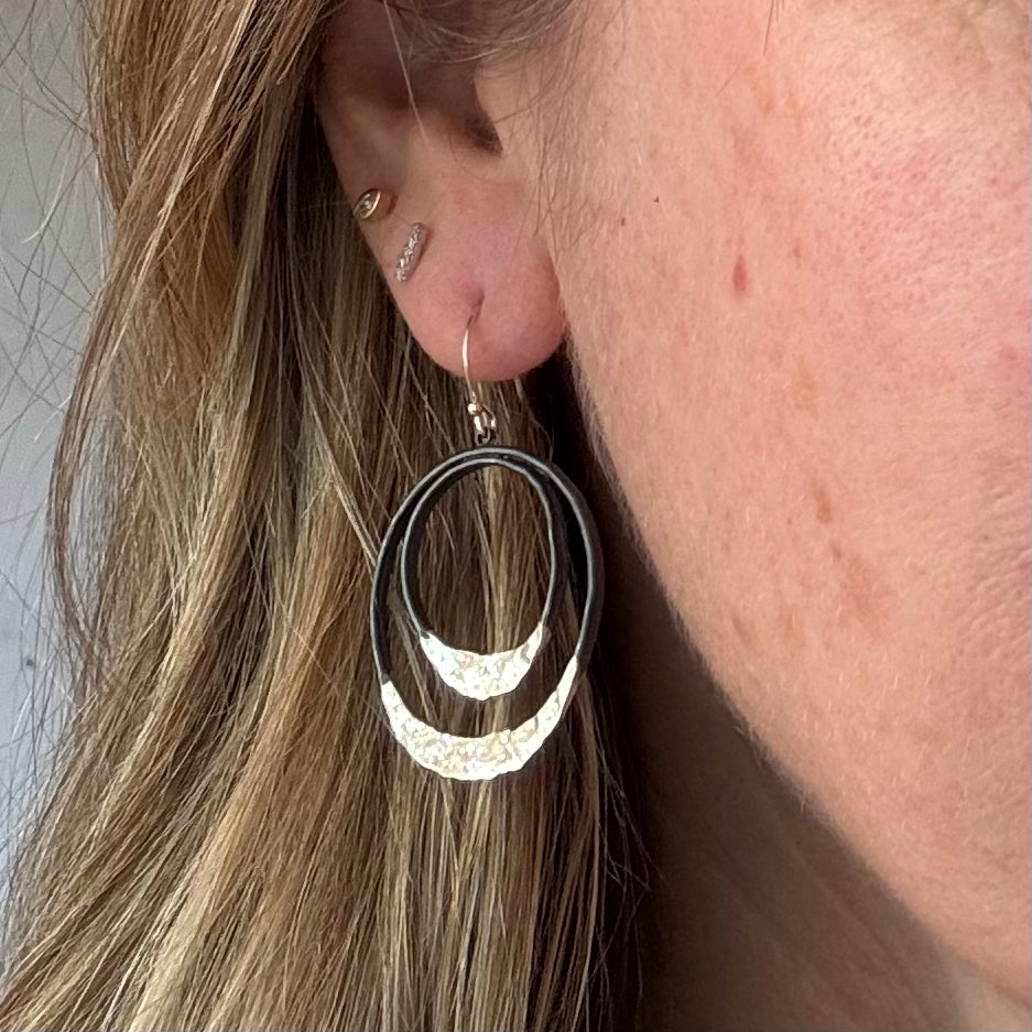 Small Double Eclipse Earrings E1627