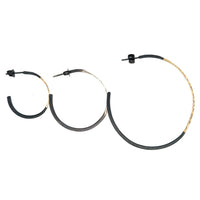 Medium Eclipse Hoop Earrings (E1721)