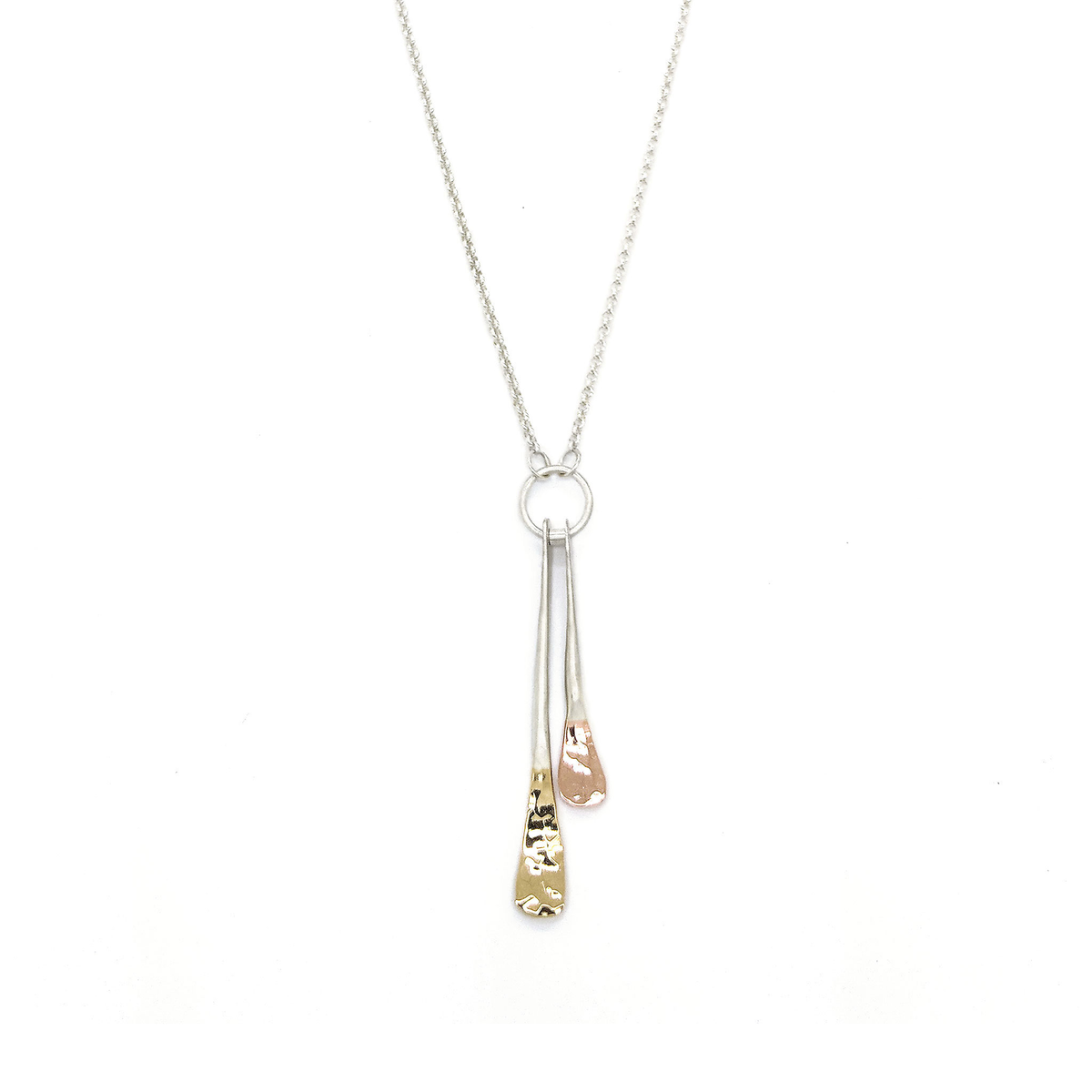 Double Eclipse Bars Necklace