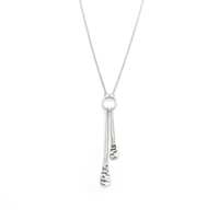 Double Eclipse Bars Necklace