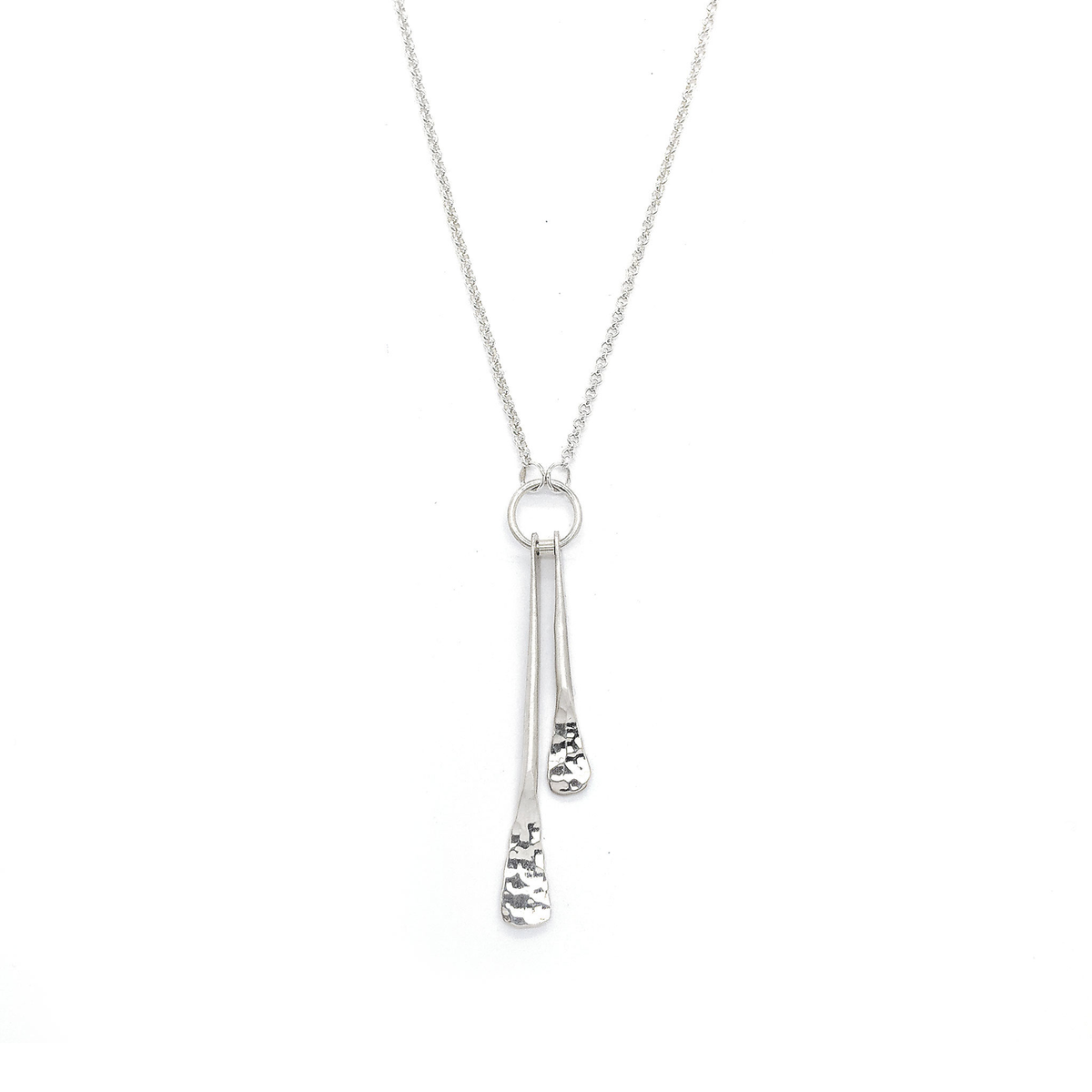 Double Eclipse Bars Necklace