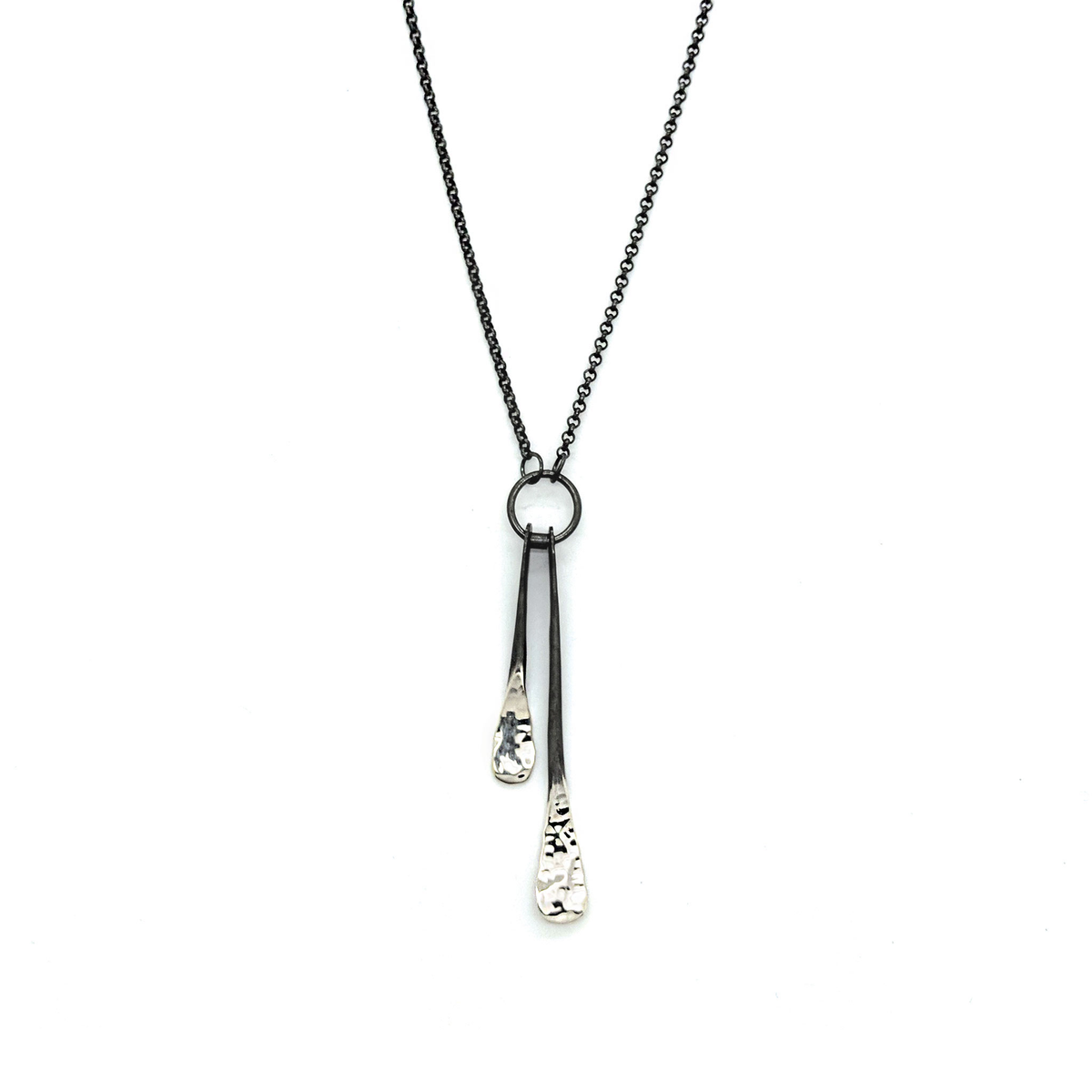 Double Eclipse Bars Necklace