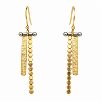 Short 14K Gold-Filled Hanging Stick Earrings