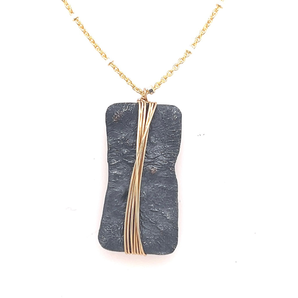 Funky Rectangle Necklace  (RN704)