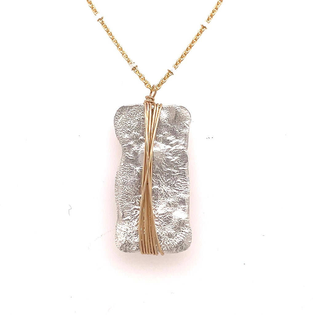 Funky Rectangle Necklace  (RN704)