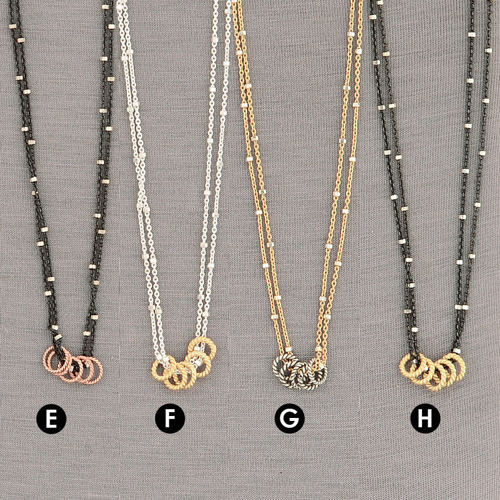 Olympic Rings Necklace (N121) Dana Reed Designs