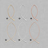 Pisces Earrings (E756/E757) - DanaReedDesigns