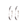 Small Forward Facing Mobius Earrings (RE1715)