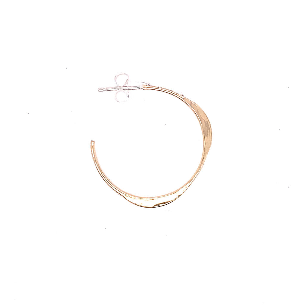 Small Forward Facing Mobius Earrings (RE1715)