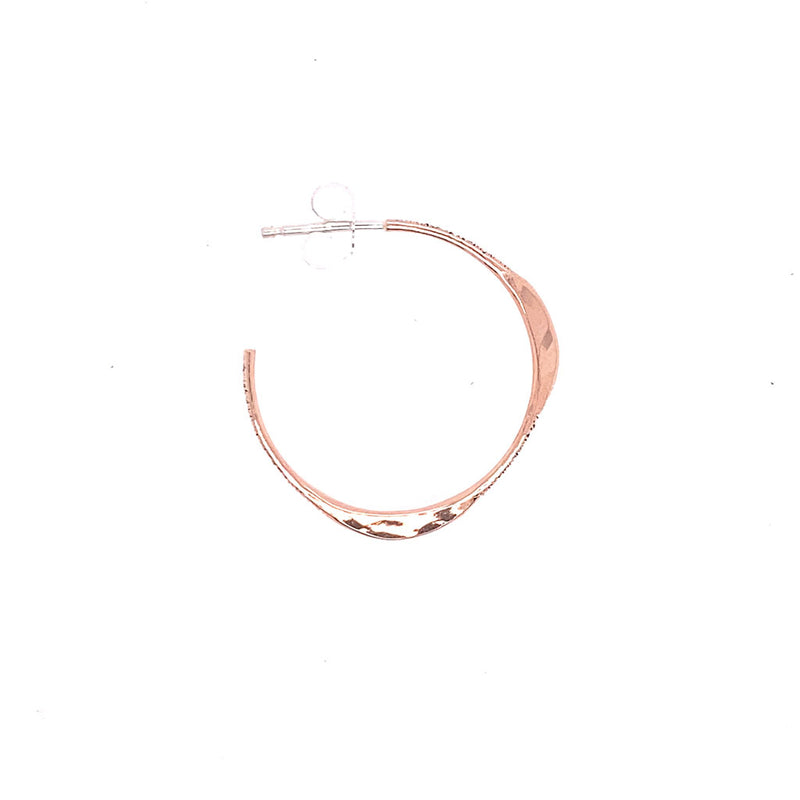 Small Forward Facing Mobius Earrings (RE1715)