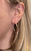 Medium Forward Facing Mobius Earrings (RE1716)