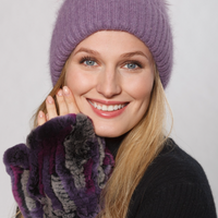 Linda Richards Fur Fingerless Gloves