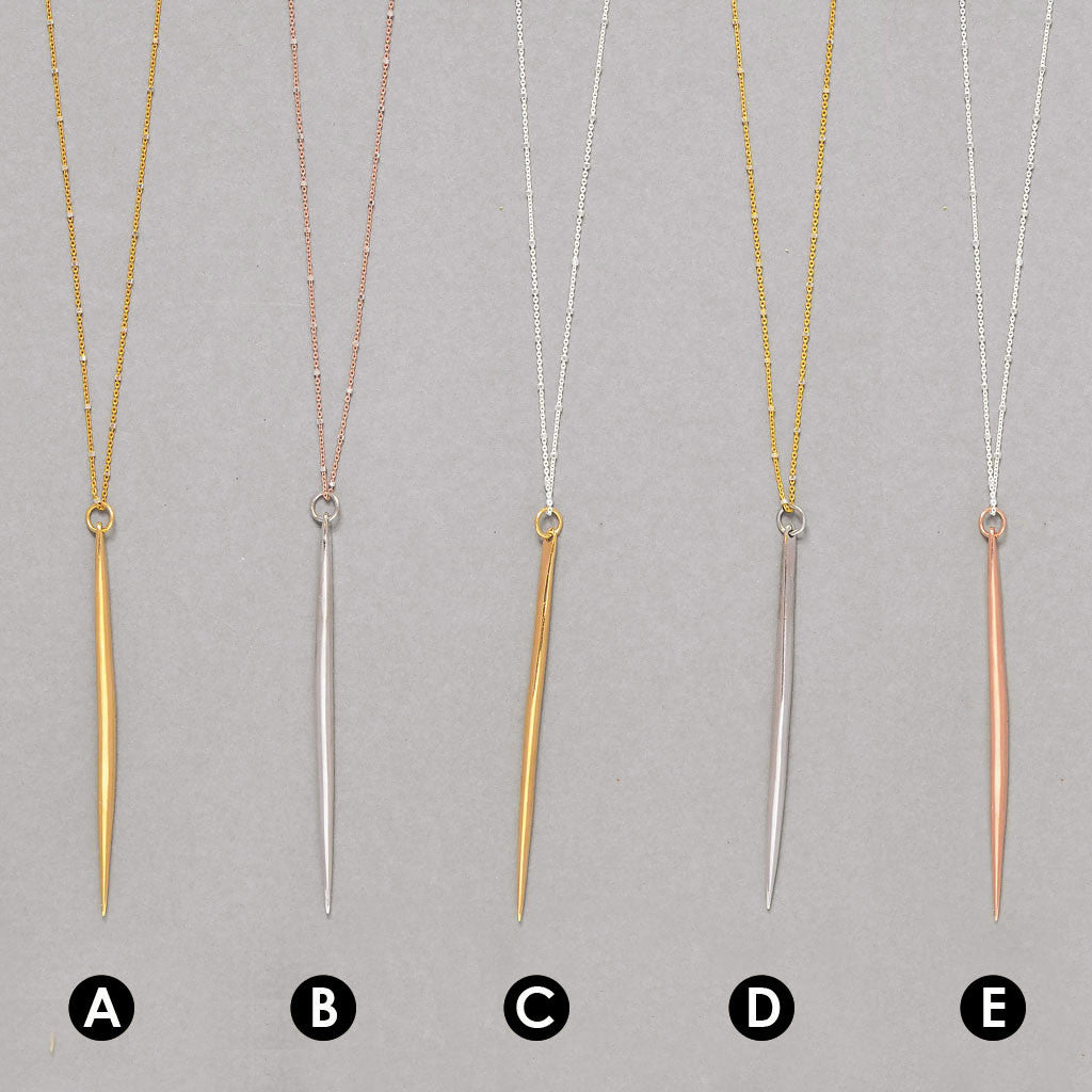 Long Spike Necklace  (N1206) - DanaReedDesigns