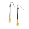Small Satin Shiny Bar Earrings E1621 - DanaReedDesigns