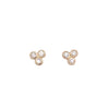 Trifecta Diamond Post Earrings (E1738) - DanaReedDesigns