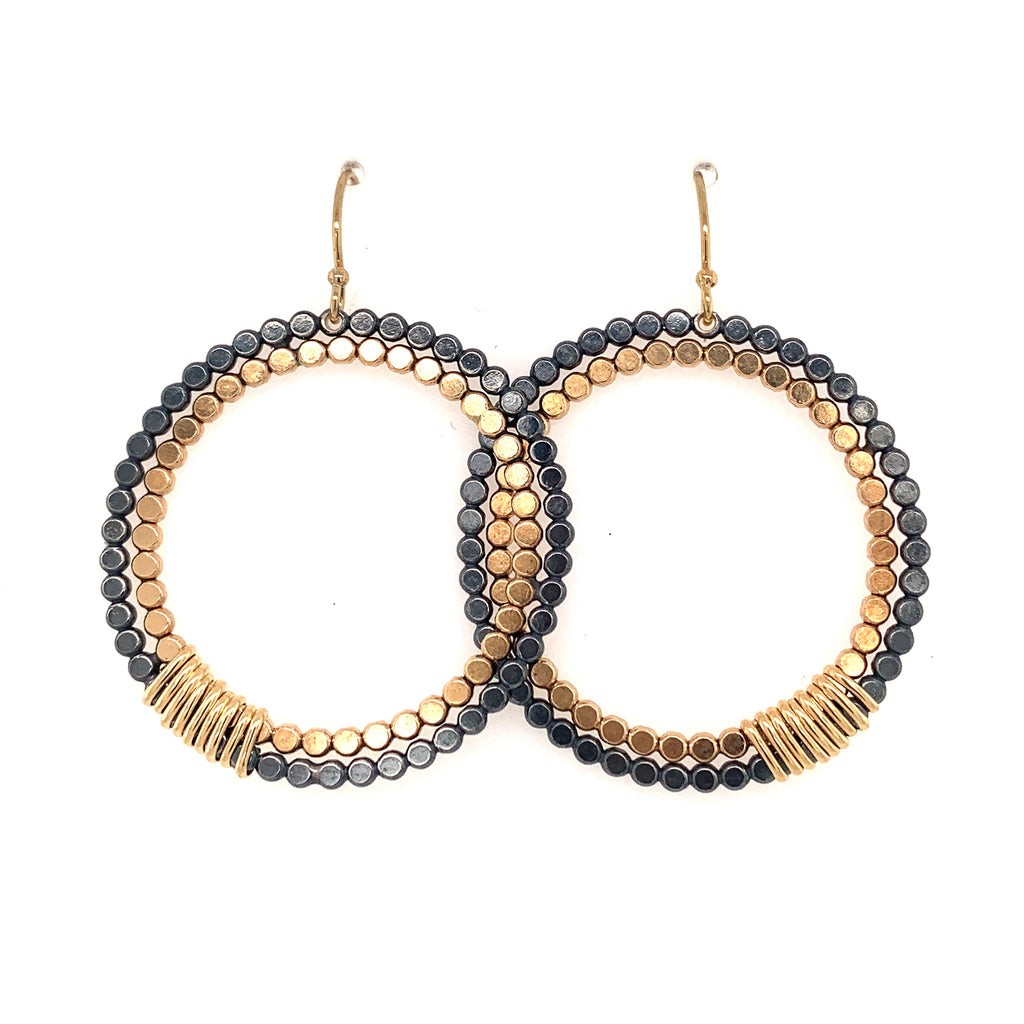 Large Mixed Modern Pulse Earrings (E1795) – Dana Reed Designs