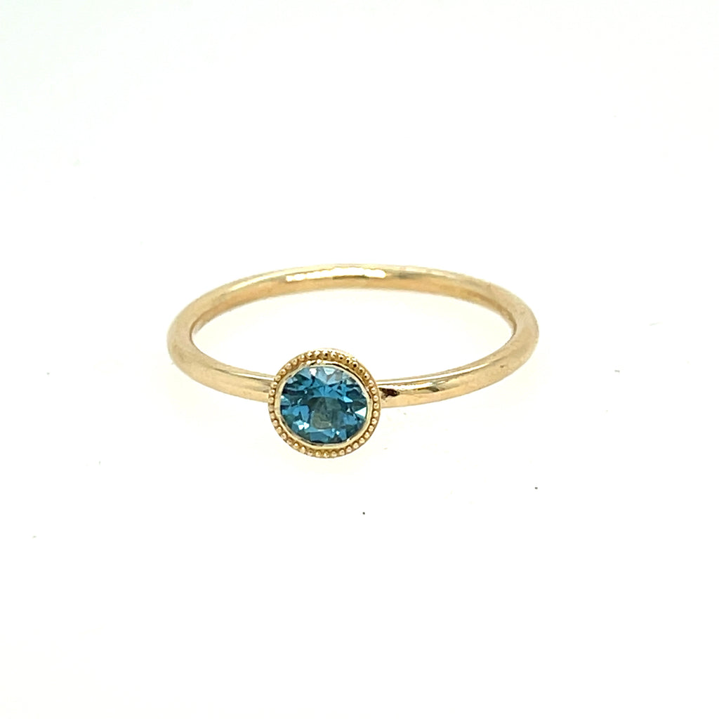 Swiss Blue Topaz Ring – Dana Reed Designs