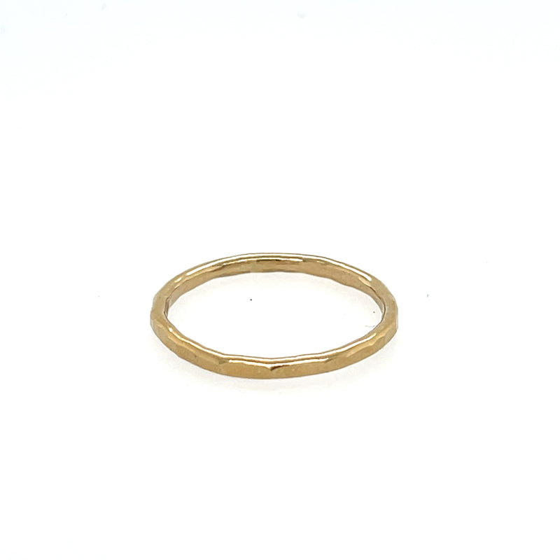 Hammered stack ring -R143