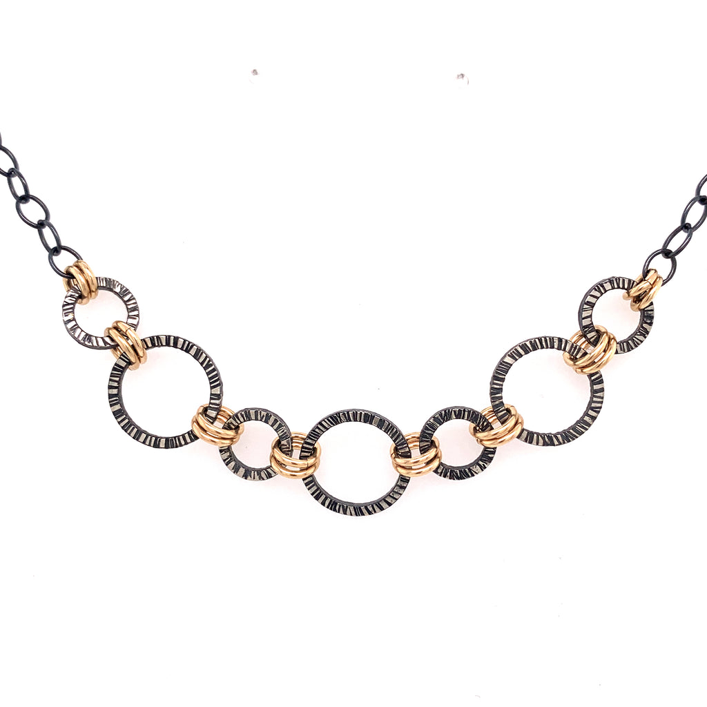 Lined Linked Connections Necklace (N1713) – Dana Reed Designs